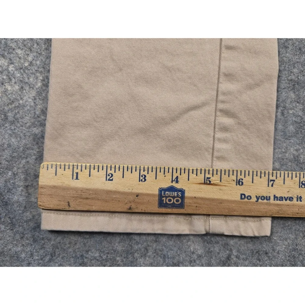 Peter Millar Mens Khaki Tan Pima Cotton Stretch Chino Pants Size 35 Straight Leg